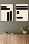 Wallity Huhu200 Cuadros Decorativos Enmarcados 50 x 70 cm (2 Piezas)